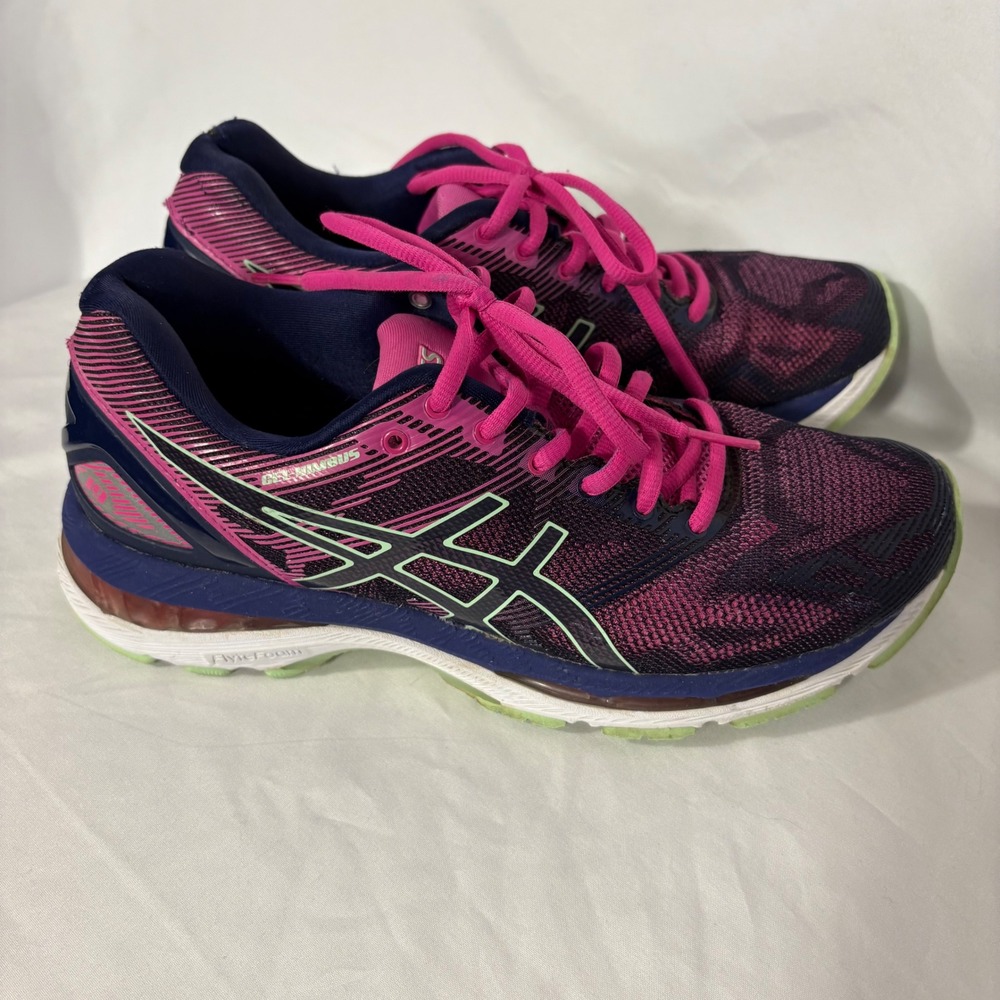 ASICS GEL Nimbus 19 Running Shoes Womens Size 7 Athletic Sneakers Pink
